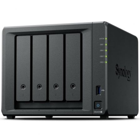 Synology DiskStation DS425+ 4 bahías 3.5"-2.5" 6GB DDR4 NAS Torre Synology DiskStation DS425+ 4 bahías 3.5"-2.5" 6GB DDR4 NAS Torre